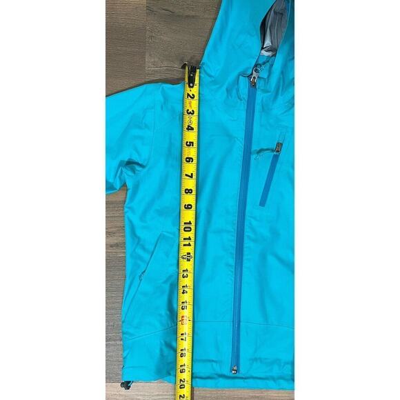 L.L. Bean Double Up Outerwear System Rain Jacket Girls Sz M 5-6 Teal *flaw Arm - Picture 14 of 14